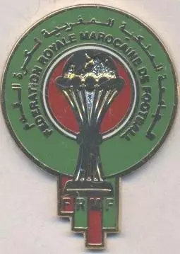 Марокко, федерація футболу,ЕМАЛЬ більший2 /Morocco football federation pin badge