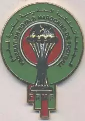 Марокко, федерація футболу,ЕМАЛЬ більший2 /Morocco football federation pin badge