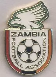 Замбія, федерація футболу,№4 ЕМАЛЬ / Zambia football federation enamel pin badge