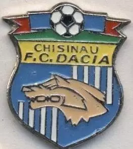 футбол.клуб Дачія Кишинів (Молдова1 важмет/Dacia Chisinau,Moldova football badge