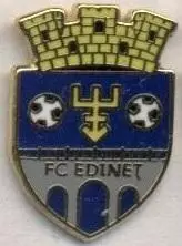 футбол.клуб Єдинці (Молдова) ЕМАЛЬ / FC Edinet,Moldova football enamel pin badge
