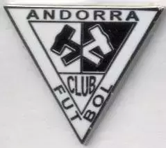 футбол.клуб Андорра (Іспанія) ЕМАЛЬ / Andorra CF,Spain football enamel pin badge