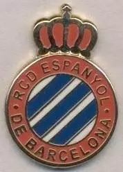 футбол.клуб Еспаньйол (Іспанія)1 ЕМАЛЬ /RCD Espanyol,Spain football enamel badge