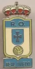 футбольний клуб Реал Ов'єдо (Іспанія)2 ЕМАЛЬ / Real Oviedo, Spain football badge