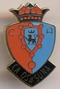 футбол.клуб Осасуна (Іспанія)1 ЕМАЛЬ / CA Osasuna Pamplona, Spain football badge