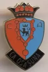 футбол.клуб Осасуна (Іспанія)1 ЕМАЛЬ / CA Osasuna Pamplona, Spain football badge