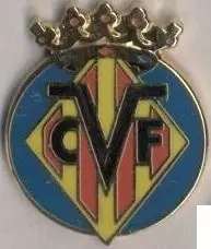 футбол.клуб Вільярреал (Іспанія)3 ЕМАЛЬ / Villarreal CF,Spain football pin badge