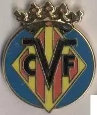 футбол.клуб Вільярреал (Іспанія)3 ЕМАЛЬ / Villarreal CF,Spain football pin badge