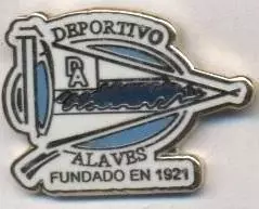 футбол.клуб Алавес (Іспанія)3 ЕМАЛЬ / CD Alaves, Spain football enamel pin badge