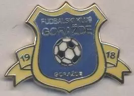 футбол.клуб Гораждє (Боснія) ЕМАЛЬ / FK Gorazde,Bosnia football enamel pin badge
