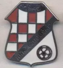 футбольний клуб Любушкі (Боснія) ЕМАЛЬ/HNK Ljubuski,Bosnia football enamel badge