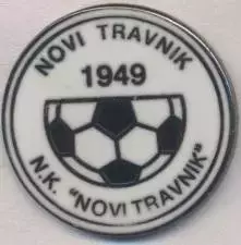 футбол.клуб Нові Травнік (Боснія ЕМАЛЬ/NK Novi Travnik,Bosnia football pin badge