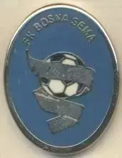 футбол.клуб Босна Сєма (Боснія) ЕМАЛЬ / FK Bosna Sema, Bosnia football pin badge