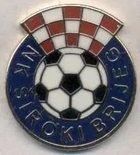 футбол.клуб Широкі Брієг (Боснія) важмет/Siroki Brijeg,Bosnia football pin badge