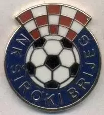 футбол.клуб Широкі Брієг (Боснія) важмет/Siroki Brijeg,Bosnia football pin badge
