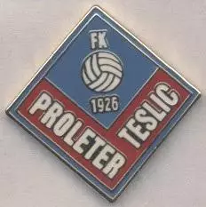 футбол.клуб Пролетер Тесліч (Боснія) ЕМАЛЬ / Proleter Teslic,Bosnia football pin
