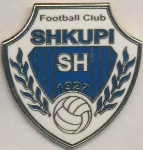 футбол.клуб Шкупі Скоп'є (Македонія) ЕМАЛЬ /Shkupi Skopje,Macedonia football pin