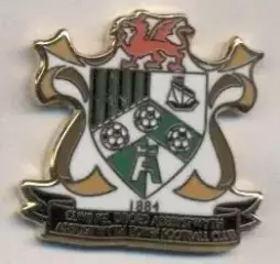 футбол.клуб Аберіствіт (Уельс)1 ЕМАЛЬ /Aberystwyth Town,Wales football pin badge