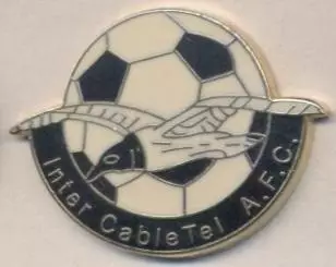 футбол.клуб Інтер Кардіфф (Уельс)2 ЕМАЛЬ /Inter Cardiff,Wales football pin badge
