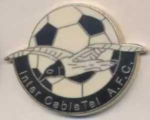 футбол.клуб Інтер Кардіфф (Уельс)2 ЕМАЛЬ /Inter Cardiff,Wales football pin badge