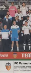постер А4 футбол Валенсія (Іспанія) 2010 / FC Valencia, Spain football poster