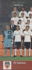 постер А4 футбол Валенсія (Іспанія) 2006 / FC Valencia, Spain football poster