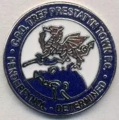 футбол.клуб Престатін (Уельс)1 ЕМАЛЬ /Prestatyn Town FC,Wales football pin badge