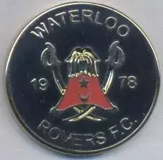 футбол.клуб Ватерлоо (Уельс) ЕМАЛЬ / Waterloo Rovers FC,Wales football pin badge