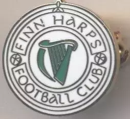 футбол.клуб Фінн Харпс (Ірландія)2 ЕМАЛЬ / Finn Harps,Rep.Ireland football badge