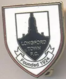 футбол.клуб Лонгфорд (Ірландія ЕМАЛЬ/Longford Town FC,Rep.Ireland football badge