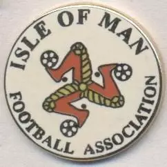 О-в Мен, федерація футболу (не-ФІФА)3 ЕМАЛЬ /Isle of Man football federation pin