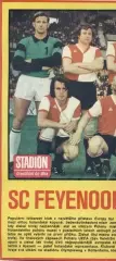 постер А4 футбол Феєнорд (Нідерланди) 1974/Feyenoord,Netherlands football poster