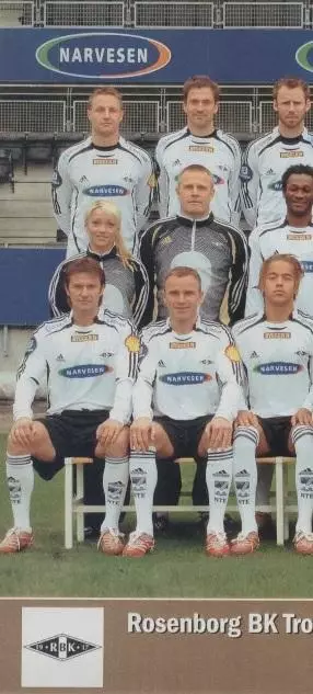 постер А4 футбол Русенборг (Норвегія) 2007 / Rosenborg BK,Norway football poster