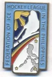 Філіппіни, федерація хокею,№1 важмет/Philippines ice hockey federation pin badge