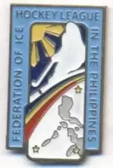 Філіппіни, федерація хокею,№1 важмет/Philippines ice hockey federation pin badge