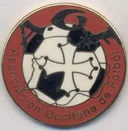 Окситанія, федерація футболу (не-ФІФА)1 ЕМАЛЬ /Occitania football federation pin