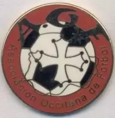 Окситанія, федерація футболу (не-ФІФА)1 ЕМАЛЬ /Occitania football federation pin
