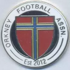 Оркнейські О-ви,федерація футболу (не-ФІФА6 ЕМАЛЬ/Orkney football federation pin