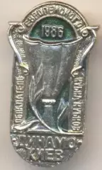 10шт футбол.клуб Динамо Київ Кубок К.1986(Укр. алюм/Dyn.Kyiv,Ukr.football badges