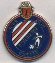 футбол.клуб Реал Фарма Одеса (Україна)1 ЕМАЛЬ / Real Odesa,Ukraine football pin