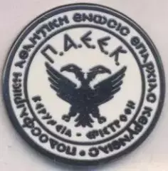 футбол.клуб ПАЕЕК Кіренія (Кіпр) ЕМАЛЬ / PAEEK Kyrenia,Cyprus football pin badge