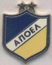 футбол.клуб АПОЕЛ Нікосія (Кіпр)2 ЕМАЛЬ /APOEL Nicosia,Cyprus football pin badge
