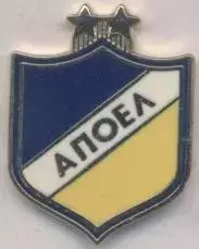 футбол.клуб АПОЕЛ Нікосія (Кіпр)2 ЕМАЛЬ /APOEL Nicosia,Cyprus football pin badge