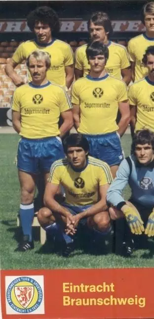 постер А4 футбол Айнтрахт Брауншвайг (Німеч. 1977/Eintracht Braun.Germany poster