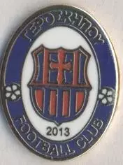 футбол.клуб Єроскіпу (Кіпр) ЕМАЛЬ/FC Geroskipou,Cyprus football enamel pin badge