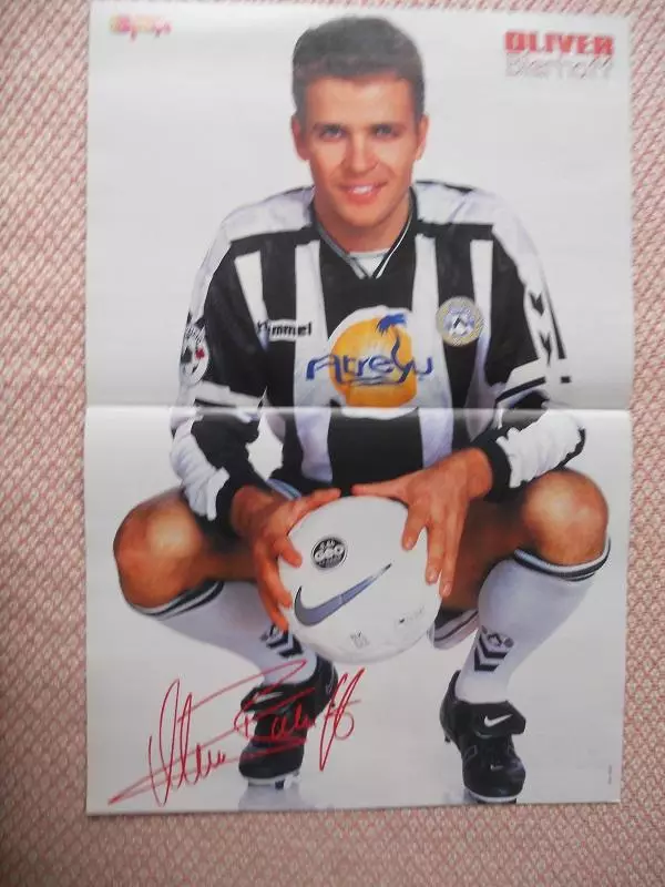 постер А3 баскетбол Стоктон (НБА=NBA /футбол Бірхофф=Bierhoff (Німеччина) poster 1