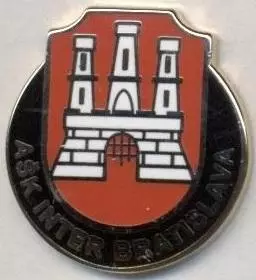 футбол.клуб Інтер (Словаччина) ЕМАЛЬ вип.* /Inter Bratislava,Slovak football pin