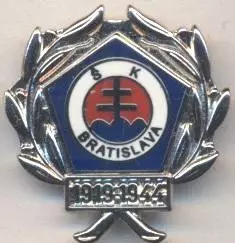 футбол.клуб ШК Братислава (Словаччина) ЕМАЛЬ/SK Bratislava,Slovak football badge