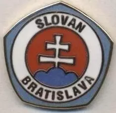 футбол.клуб Слован Брат.(Словач.)1 ЕМАЛЬ/Slovan Bratislava,Slovakia football pin