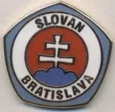 футбол.клуб Слован Брат.(Словач.)1 ЕМАЛЬ/Slovan Bratislava,Slovakia football pin
